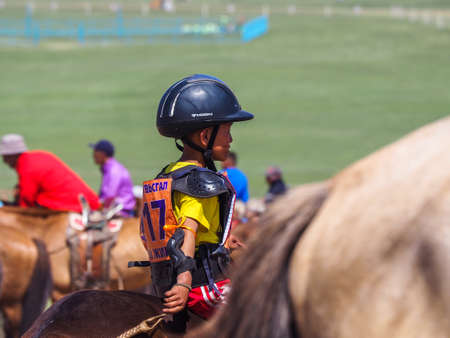 Naadam Festival Horse riding competitionのeditorial素材