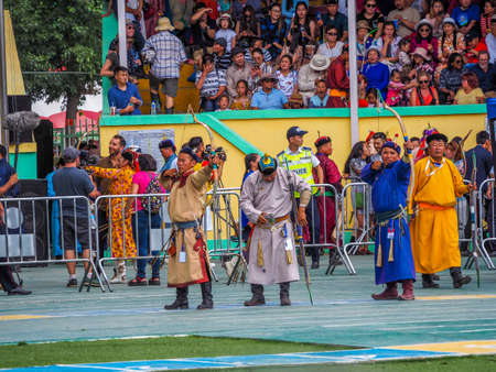Naadam Festival Archery Competitionのeditorial素材
