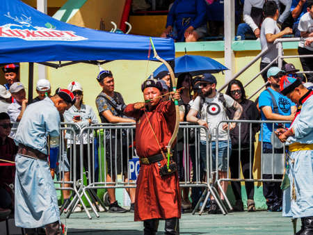 Naadam Festival Archery Competitionのeditorial素材
