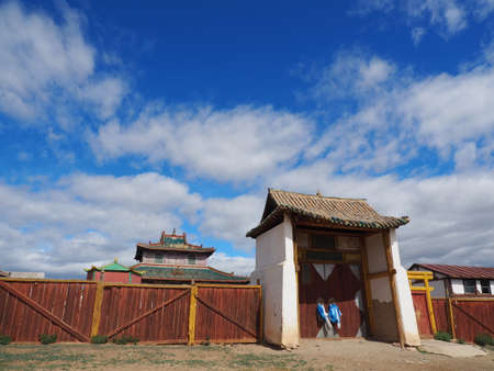 Shankh Khiid Monastery in Mongolia is home to 25 monks.のeditorial素材