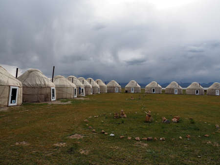 Yurt Camp at Son Kul Lake, Kyrgyzstan