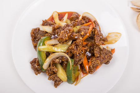 Picure of Szechuan Spicy Beef, for restaurant usesの写真素材