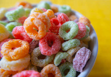 Shot of Breakfast Cereal Bowl