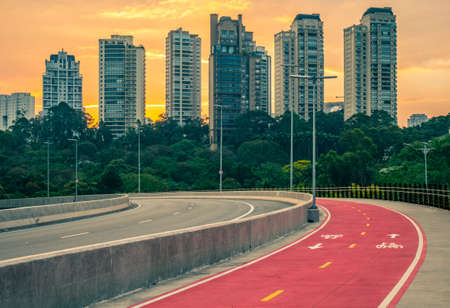 Laguna Bridge in Morumbi neighborhood