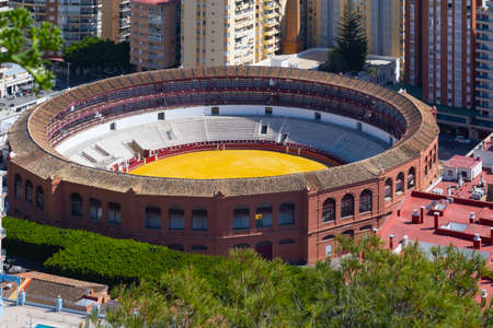 Bullring in Malaga, Andalusia (Spain).のeditorial素材