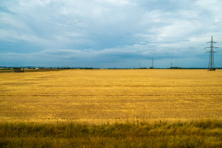 Beautiful Landscape view from the train window.