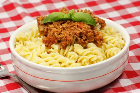 fusilli bologneseの写真素材