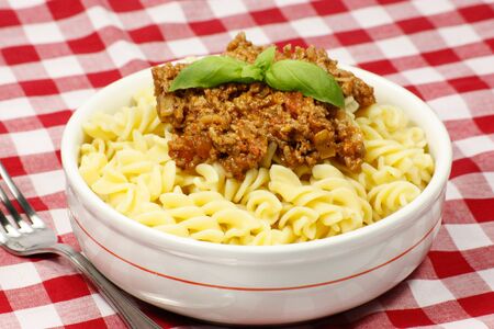 fusilli Bologneseの写真素材