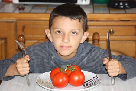 child eatingの写真素材