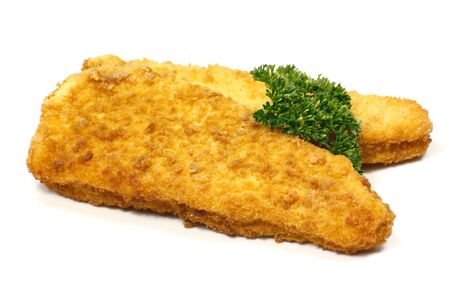 breaded fishの写真素材