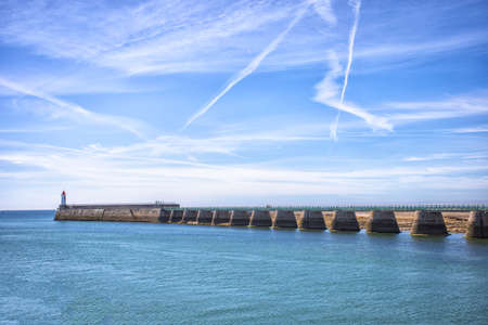 Port of Sables-d'Olonne in VendÃ©e (France)の写真素材