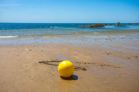 Mine beach at Jard-sur-mer in VendÃ©eの写真素材