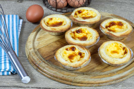 pastries from Portugal: Pastel de nata
