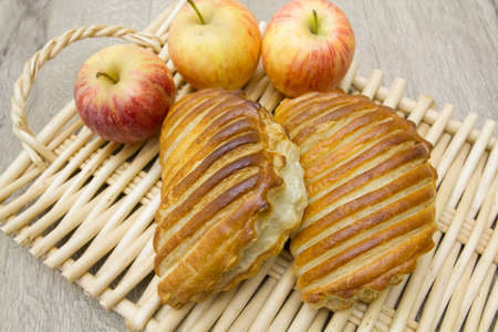 apple turnovers freshの写真素材