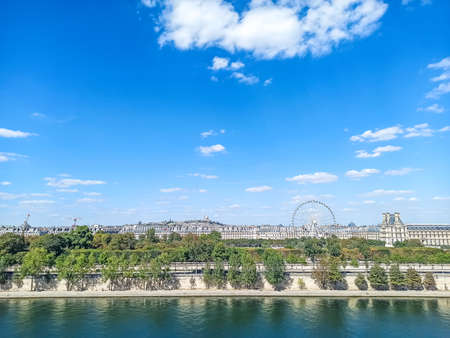 quay of the Seine in Parisのeditorial素材