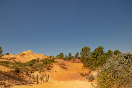Colorado ProvenÃ§al landscape in Rustrel (France)