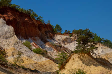 Colorado ProvenÃ§al landscape in Rustrel (France)