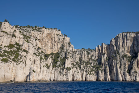 the creeks of Cassis seen from the seaの素材 [FY310176884391]