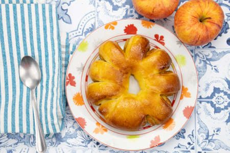 fresh baked pastry on plate