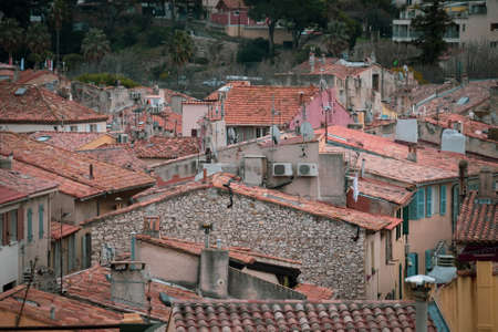 view of houses in the city of Cassis