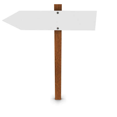 White Left Arrow Signの写真素材