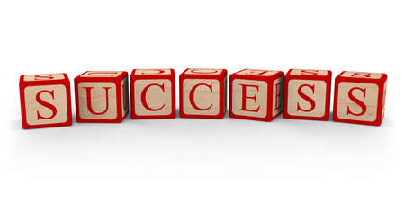 Success Alphabet Blocksの写真素材