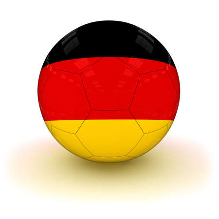 German Flag Footballの写真素材