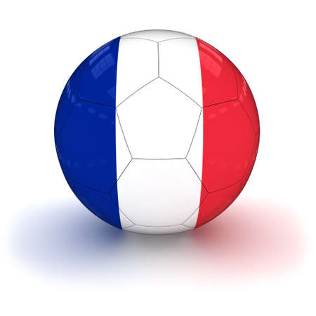 French Flag Footballの写真素材