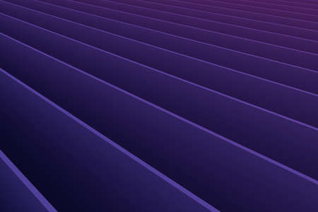 Abstract Colourful Purple Blue Gradient Lines Background 3D Illustrationの写真素材