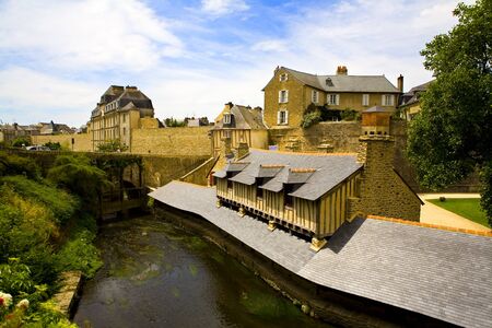city of vannes in france at day timeの写真素材