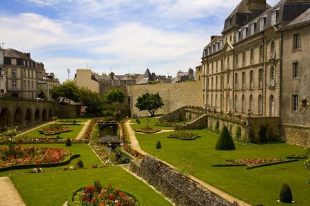 city of vannes in france at day timeの写真素材