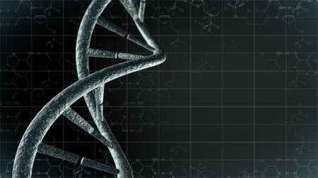 Genetic science background with DNAの写真素材