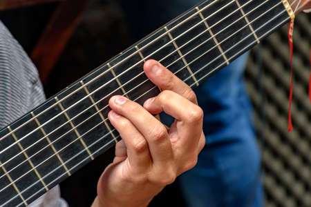 Seven string guitar, traditional samba and chorinho instrument, Brazilian musical styles
