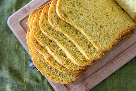 Homemade natural bread made with organic ingredients totally without additives and baked in the wood...