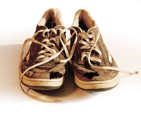 Stinky gym shoesの写真素材