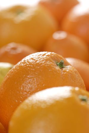 Oranges and tangerines