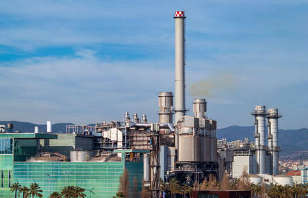 Factory in the city