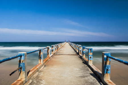 Abandoned Jetty in Terengganuの写真素材