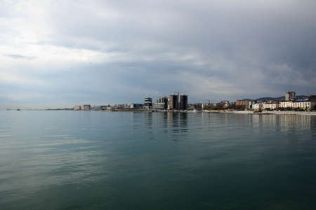 Tsemes Bay scenic view, Novorossiysk, Russiaの写真素材