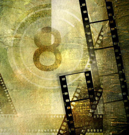 old movie backgroundの写真素材