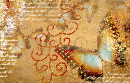 vintage romance (from my retro photo-album series)の写真素材