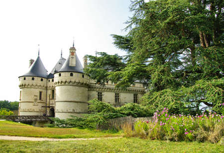medieval Chaumont castle (Loire valley) from my castle collectionの写真素材