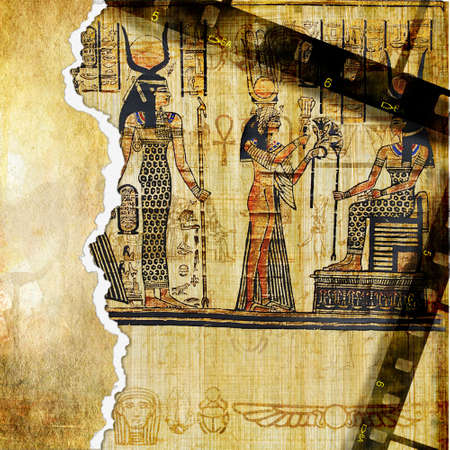 egyptian backgroundの写真素材