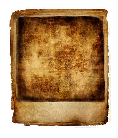 old polaroid frameの写真素材