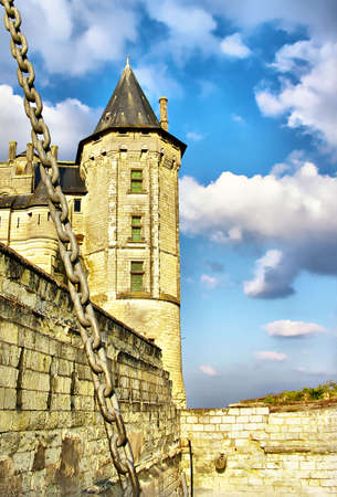 Saumur castle - Loire valleyの写真素材
