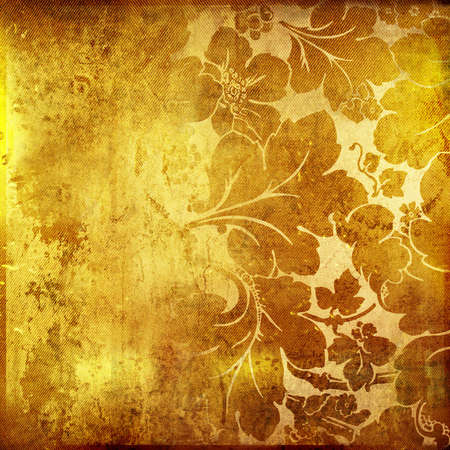 golden backgroundの写真素材