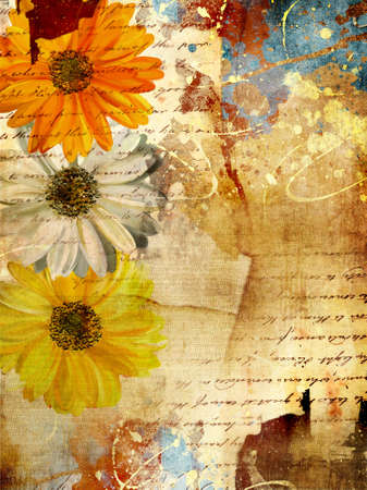 messy background in grunge styleの写真素材