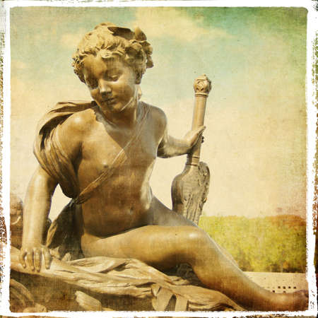 beautiful parisian detail - retro styledの写真素材