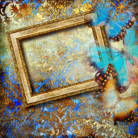 abstart frameの写真素材