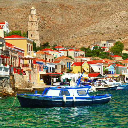 colorful Greece series - Halki island